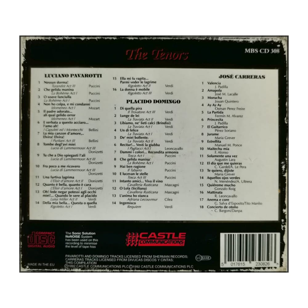 The Three Tenors: The Tenors