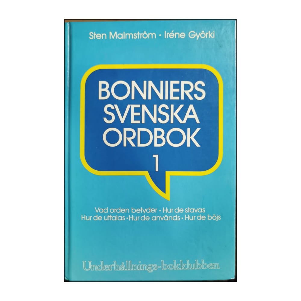 Bonniers Svenska Ordbok 1