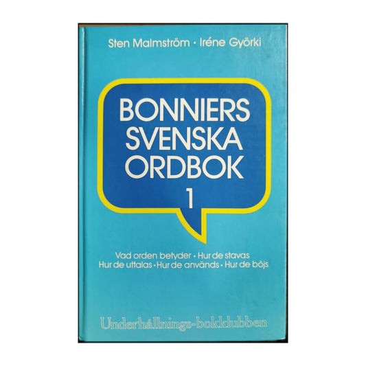 Bonniers Svenska Ordbok 1