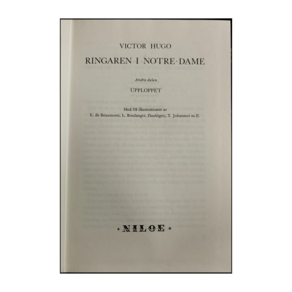 Victor Hugo: Ringaren I Notre-Dame
