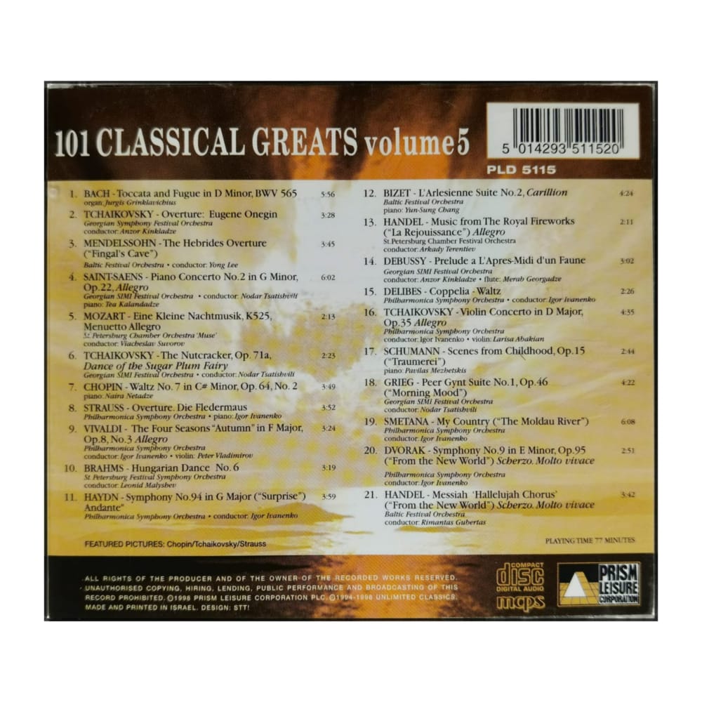 101 Classical Greats V5