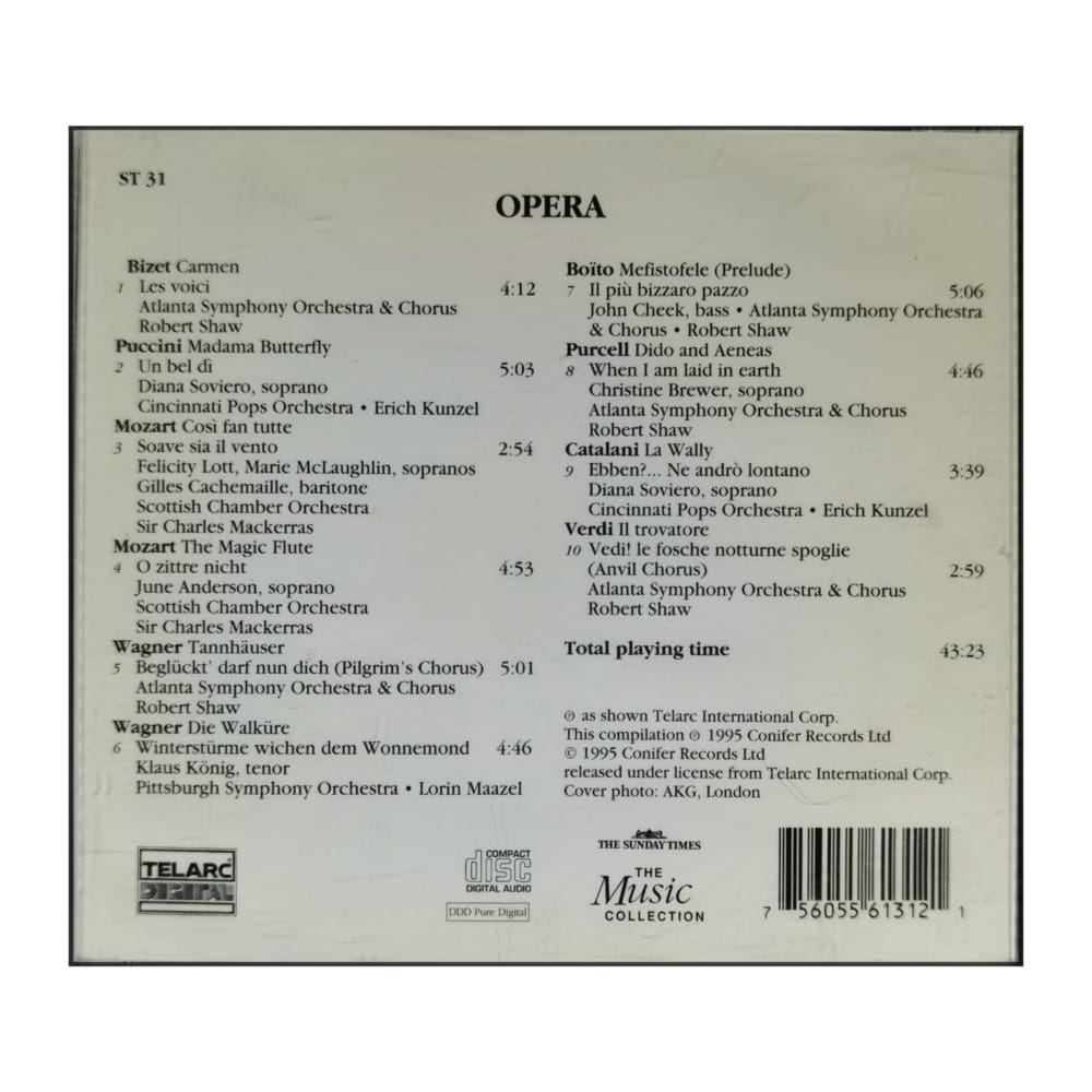 The Sunday Times: The Music Collection: Classical: Opera