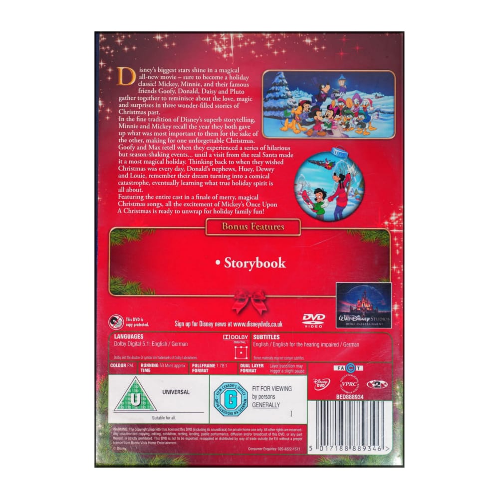 Mickey'S: Once Upon A Christmas