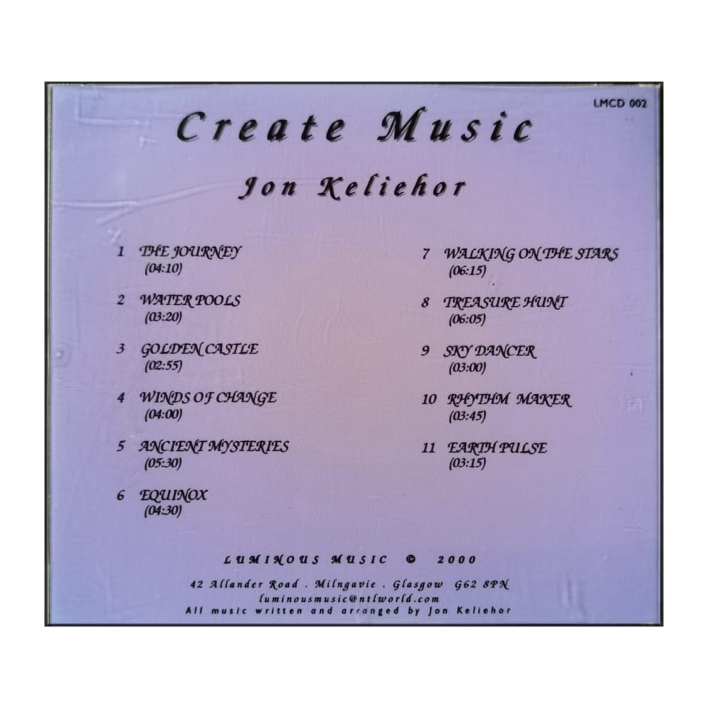 Jon Keliehor: Create Music