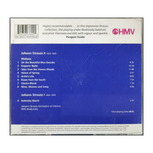 Johann Strauss Ii: The Blue Danube And Other Viennese Favorites