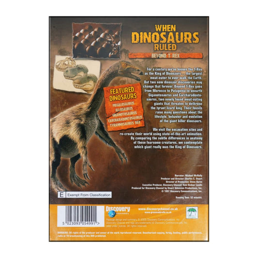 When Dinosaurs Ruled: Beyond T-Rex