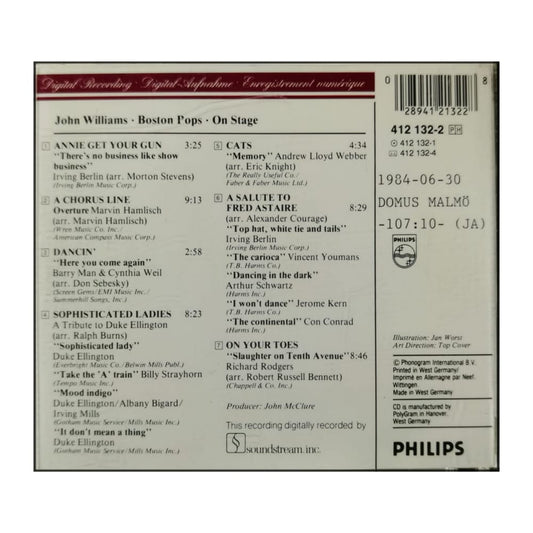 John Williams And The Boston Pops Orchestra Album: On Stage