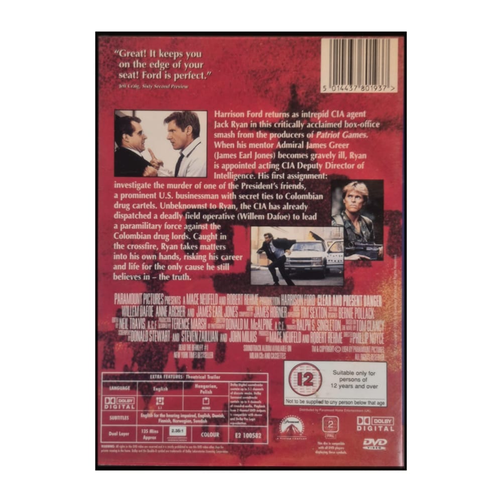 Jack Ryan: Clear And Present Danger