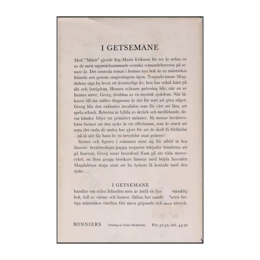 Ing-Marie Eriksson: I Getsemane
