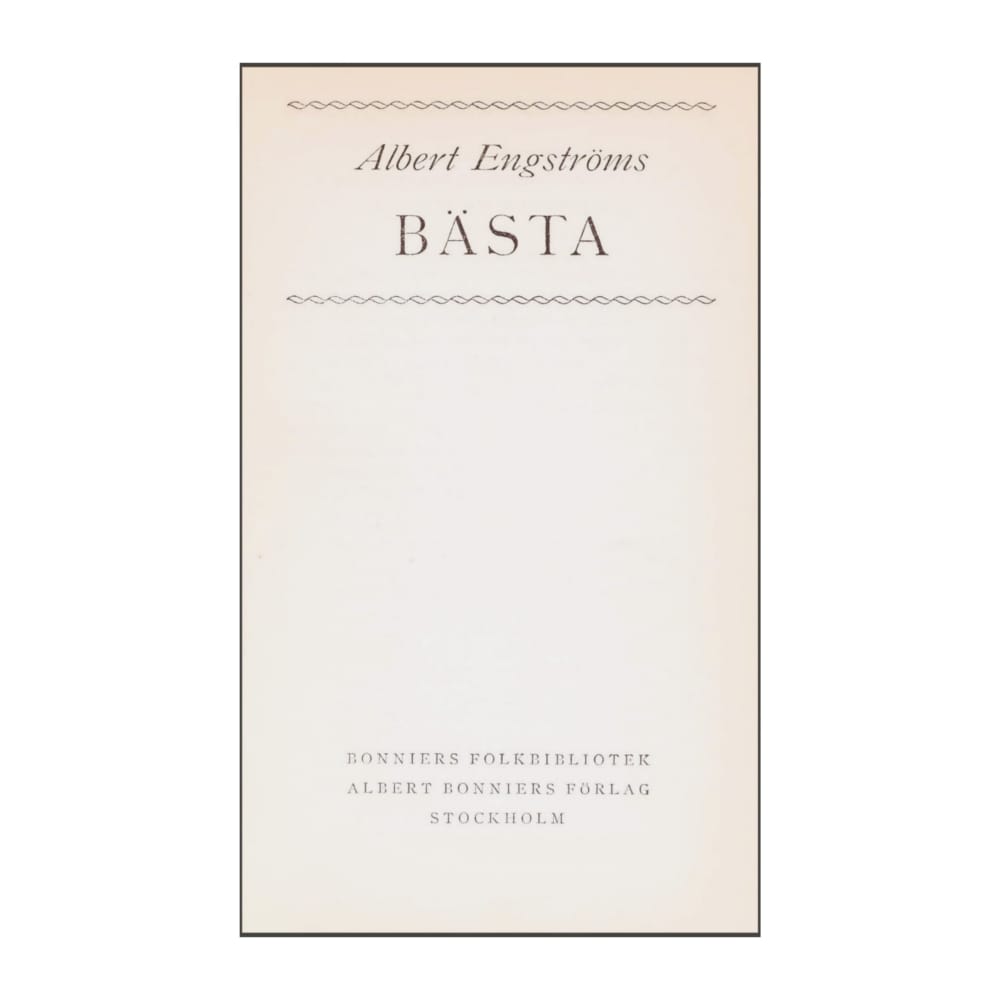 Albert Engström: Bästa