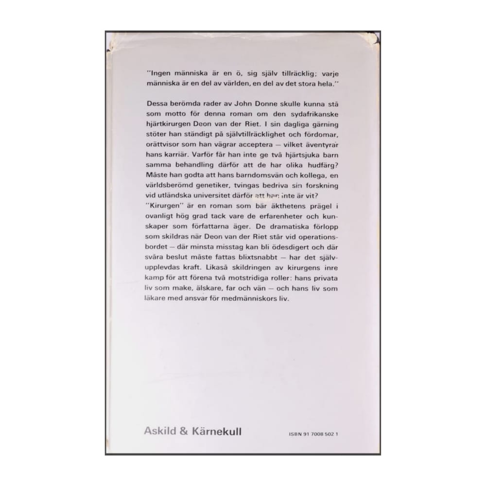 Christiaan Barnard: Kirurgen