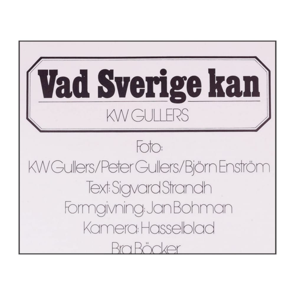Sigvard Strandh: Vad Sverige Kan