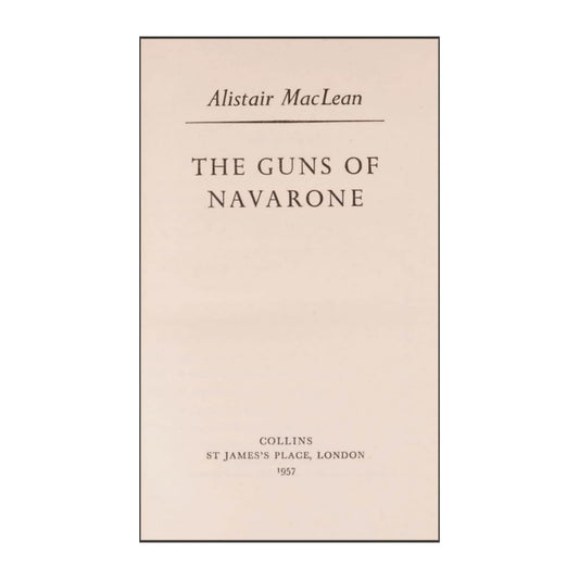 Alistair Maclean: The Guns Of Navarone