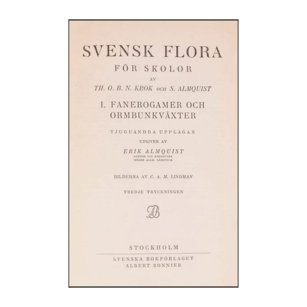 Svensk Flora För Skolor