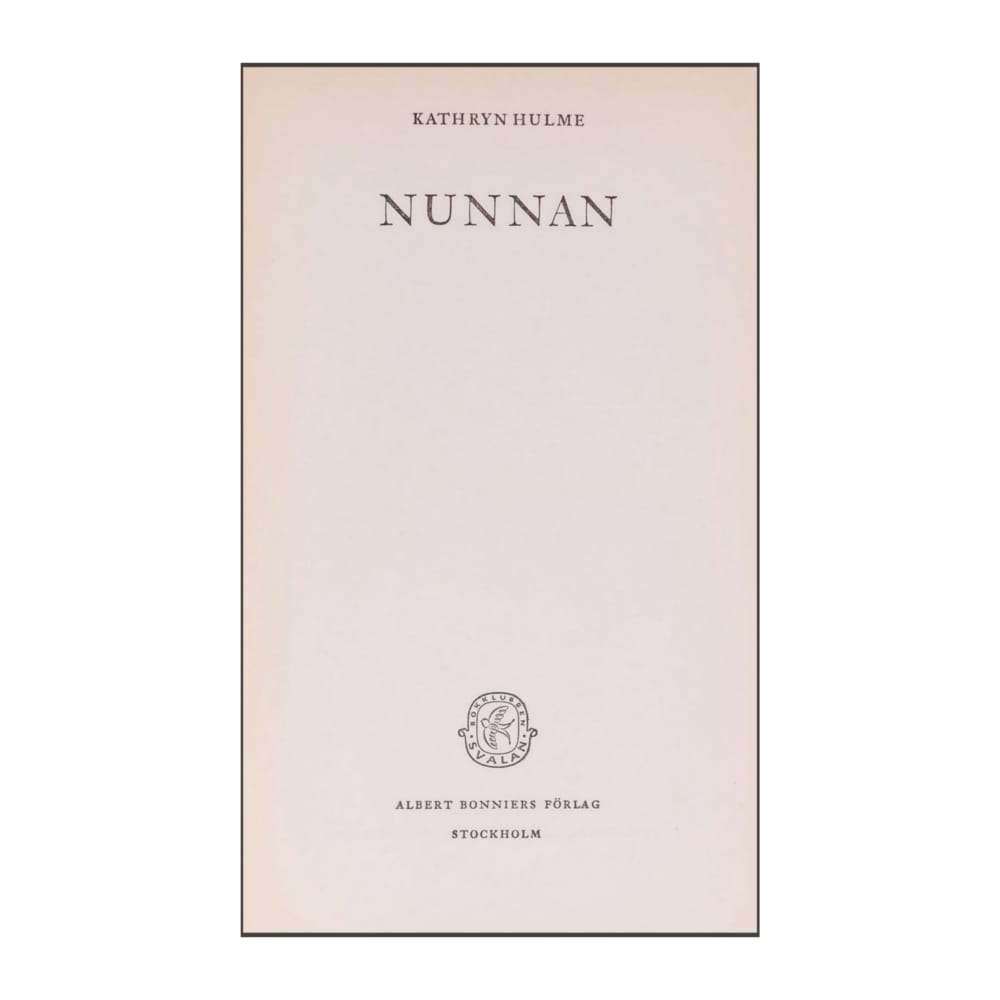 Kathryn Hulme: Nunnan