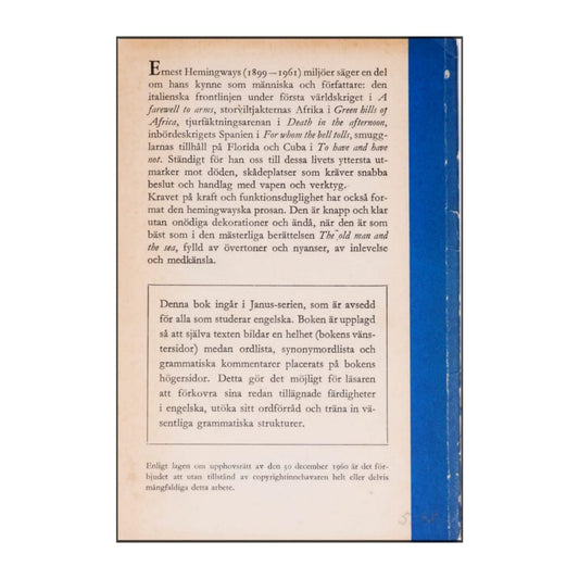 Ernest Hemingway: The Old Man And The Sea