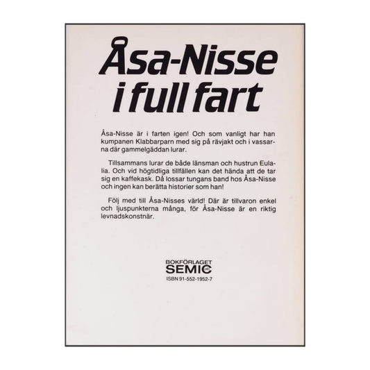Stig Cederholm: Åsa-Nisse I Full Fart