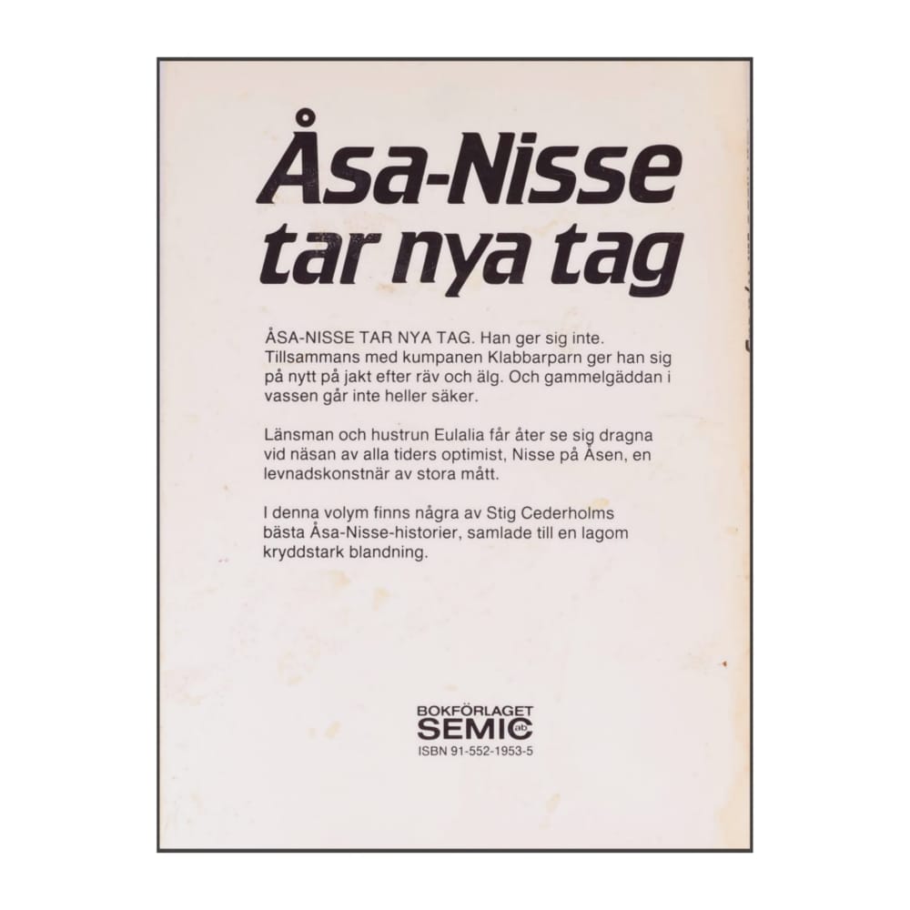 Stig Cederholm: Åsa-Nisse Tar Nya Tag