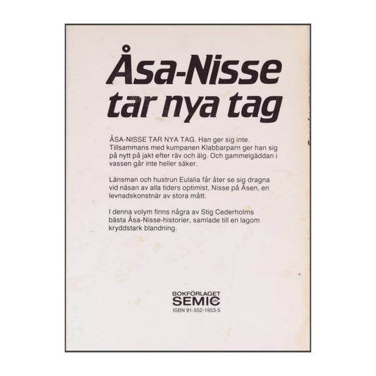 Stig Cederholm: Åsa-Nisse Tar Nya Tag