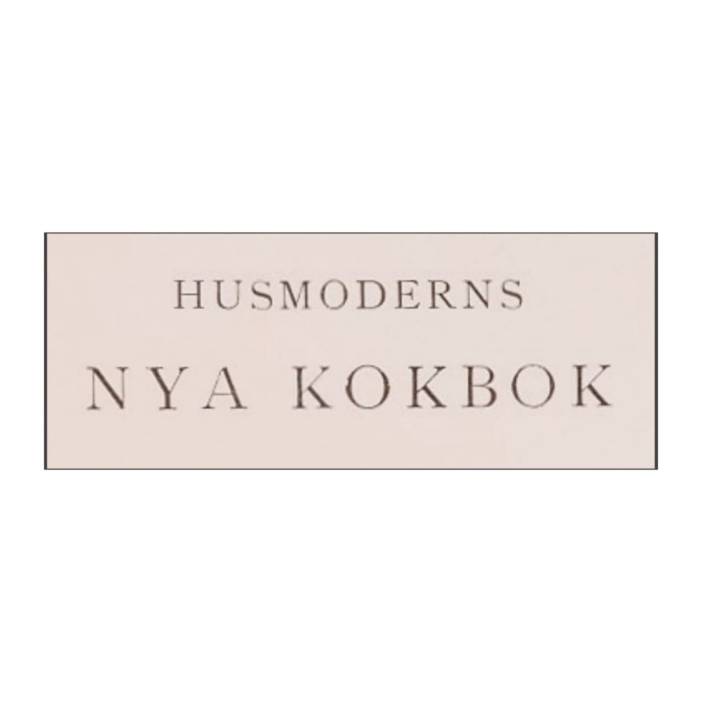 Husmoderns Nya Kokbok