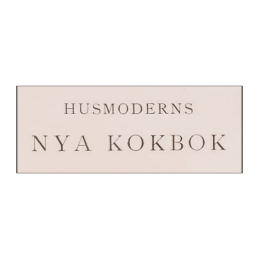 Husmoderns Nya Kokbok