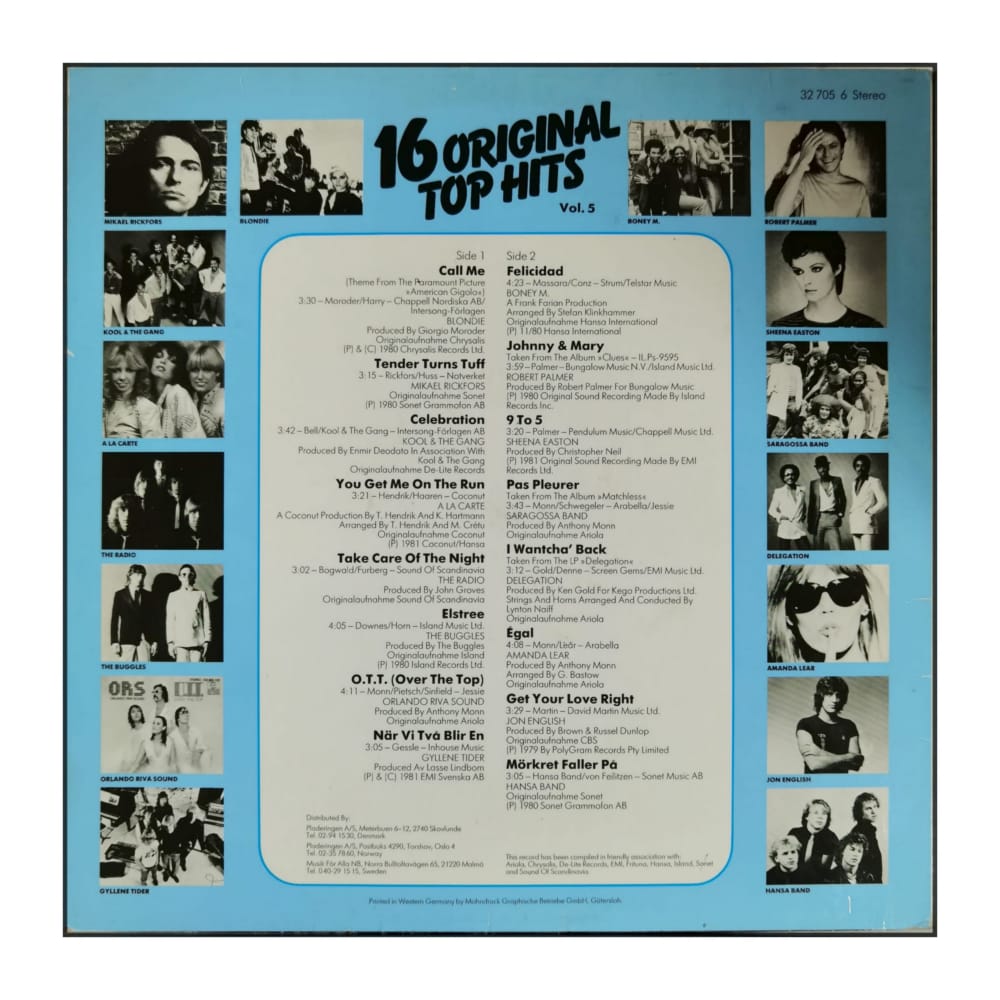 16 Original Top Hits V5