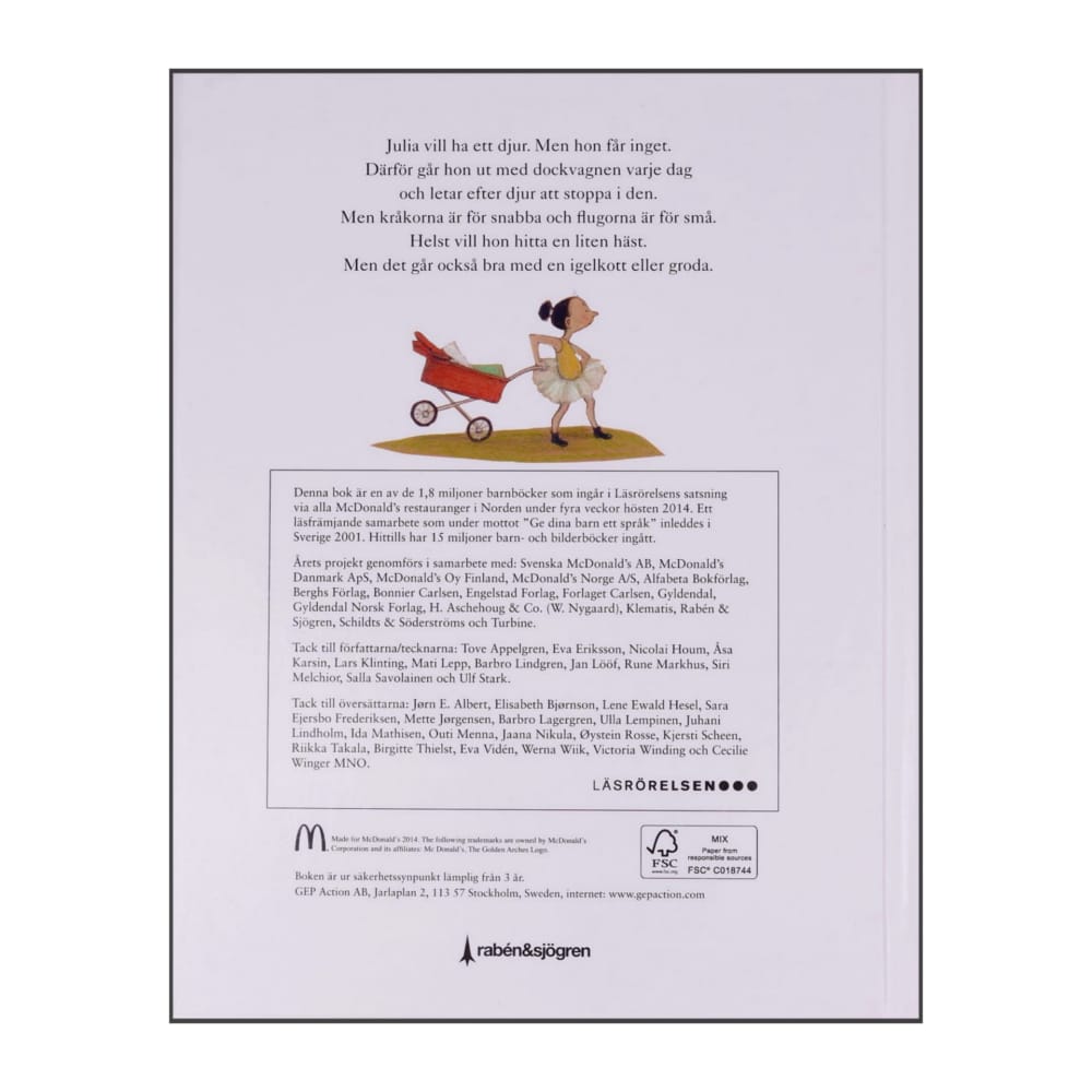 Barbro Lindgren & Eva Eriksson: Julia Vill Ha Ett Djur