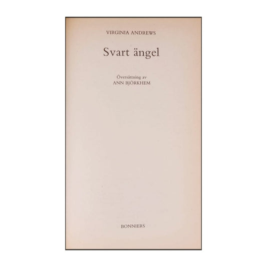Virginia Andrews: Svarta Ängel