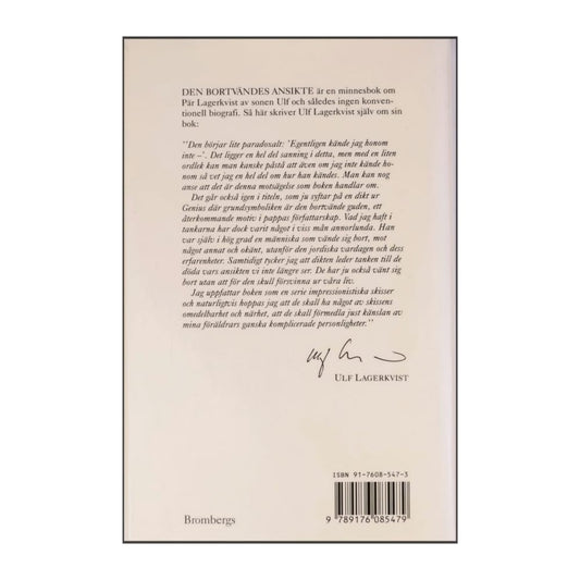Ulf Lagerkvist: Den Bortvändes Ansikte