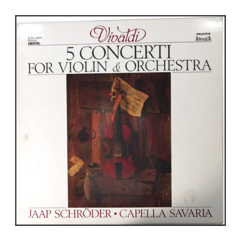 Antonio Vivaldi: 5 Concerti For Violin & Orchestra