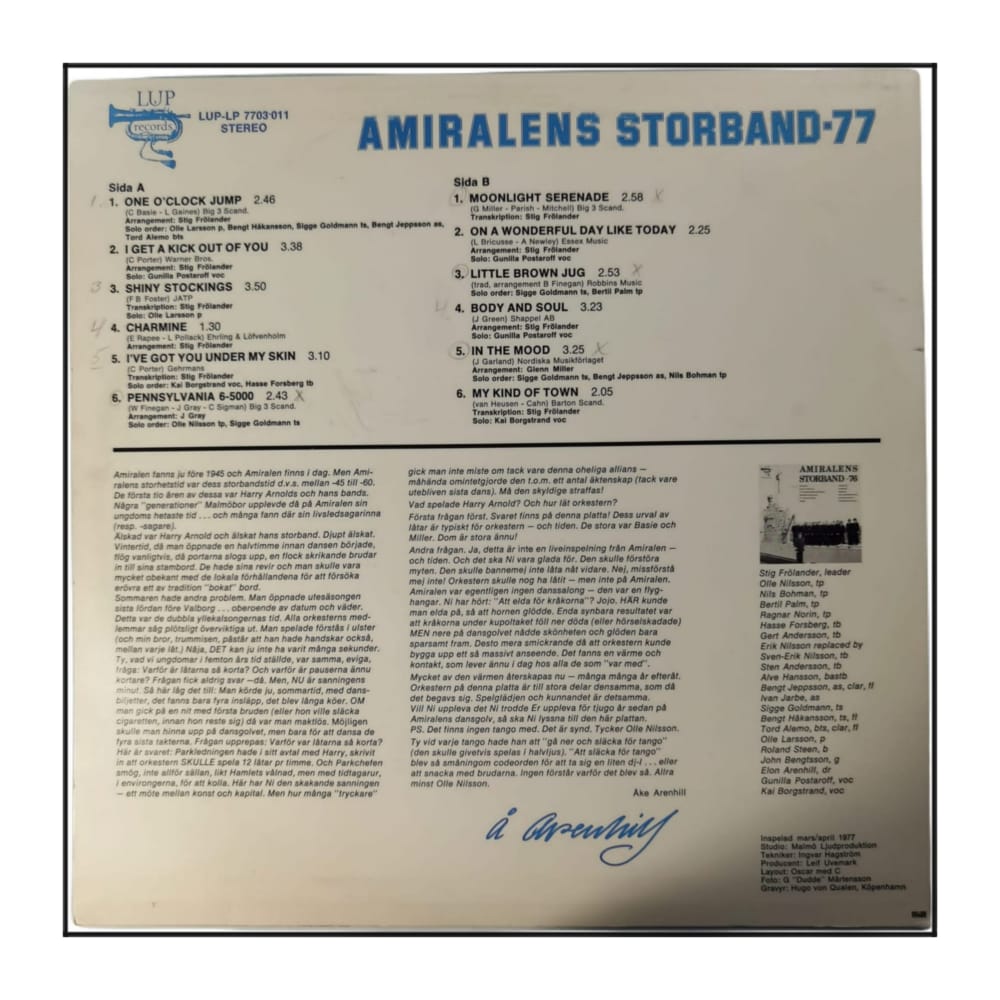 Amiralens Storband: 77