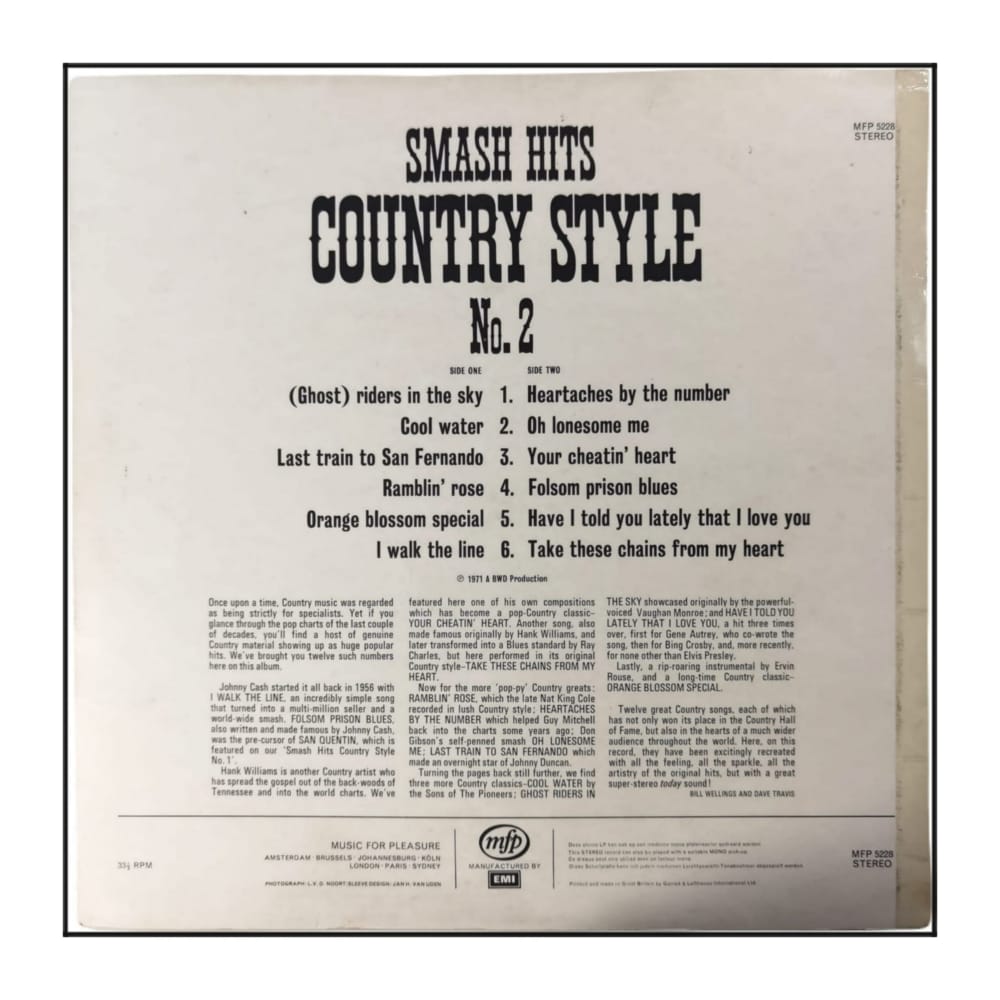 Smash Hits Country Style No 2