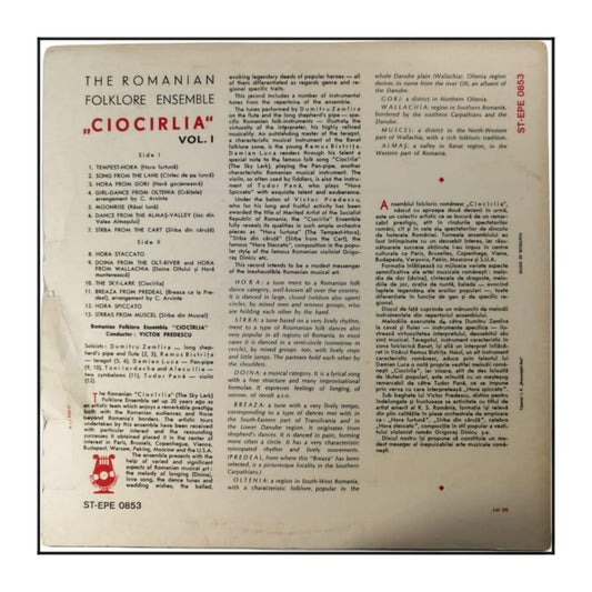 Ciocîrlia Orchestra: The Famous Romanian Folklore Ensemble 1