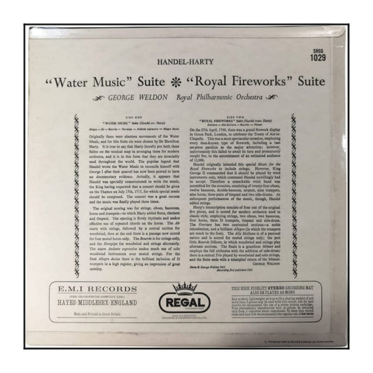 The Royal Philharmonic Orchestra: Water Music & Royal Fireworks Suite