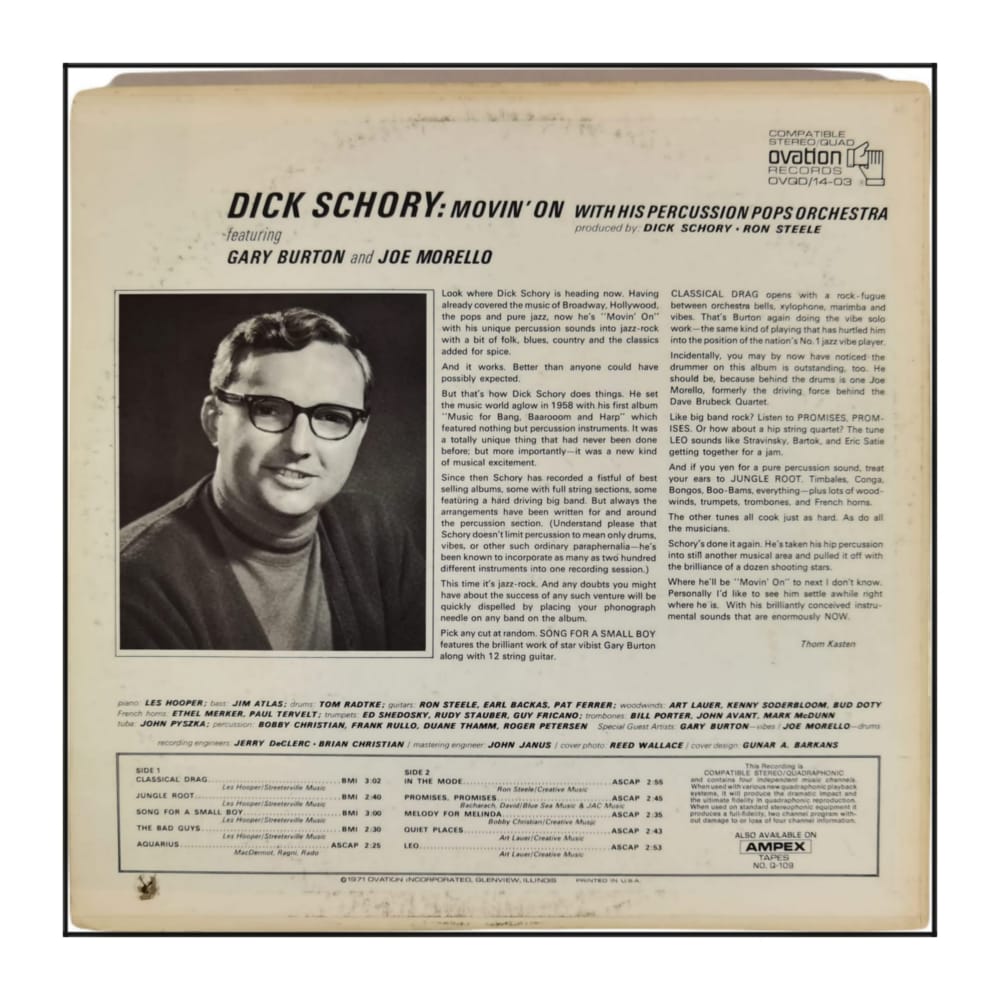 Dick Schory: Movin' On