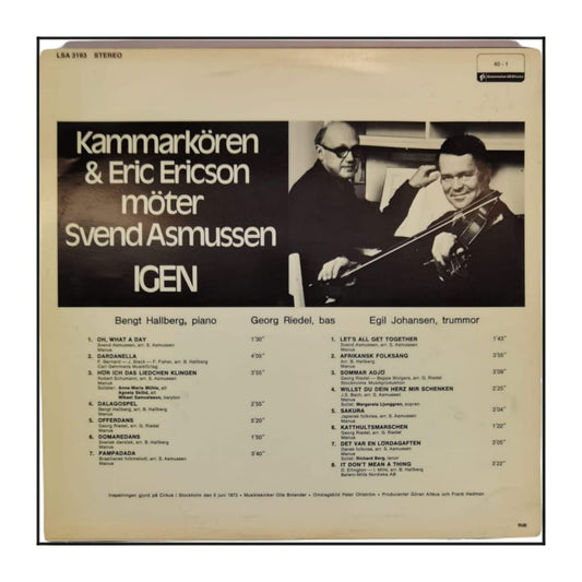 Kammarkören & Eric Ericson & Svend Asmussen: Igen