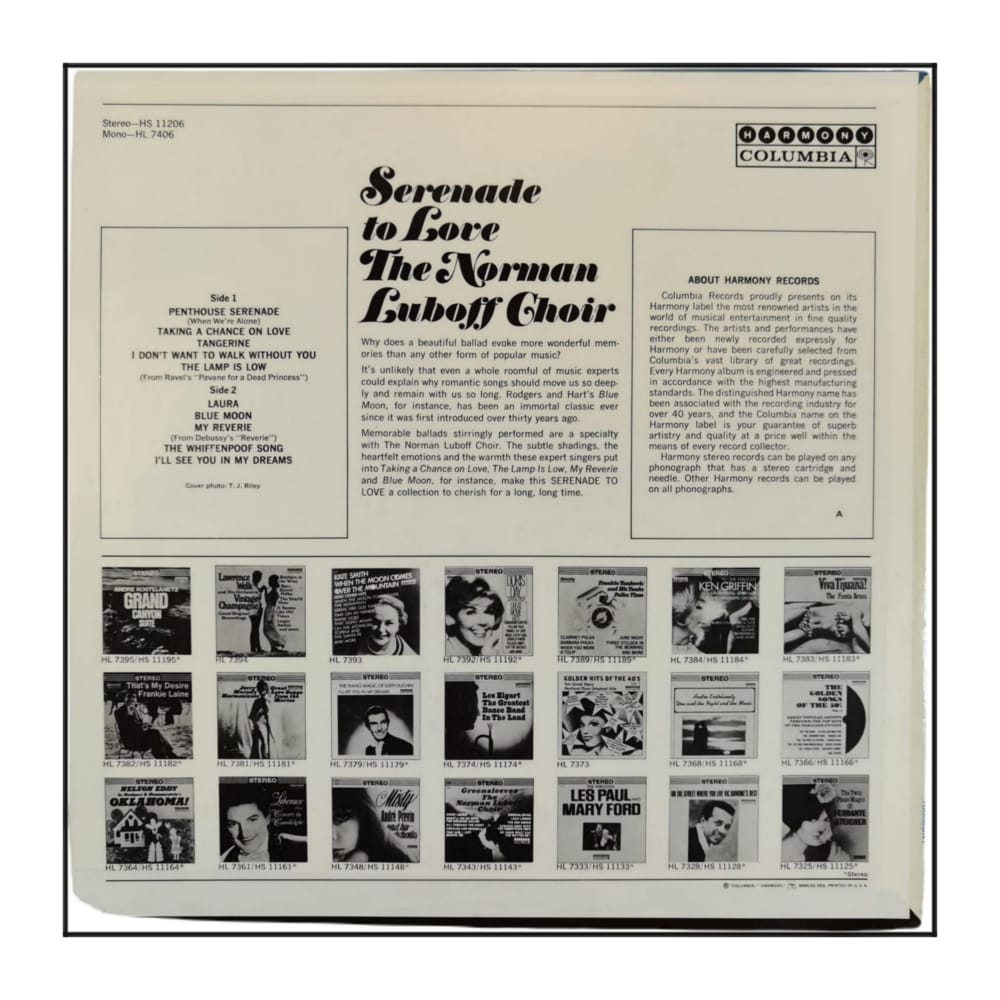 Norman Luboff Choir: Serenade To Love