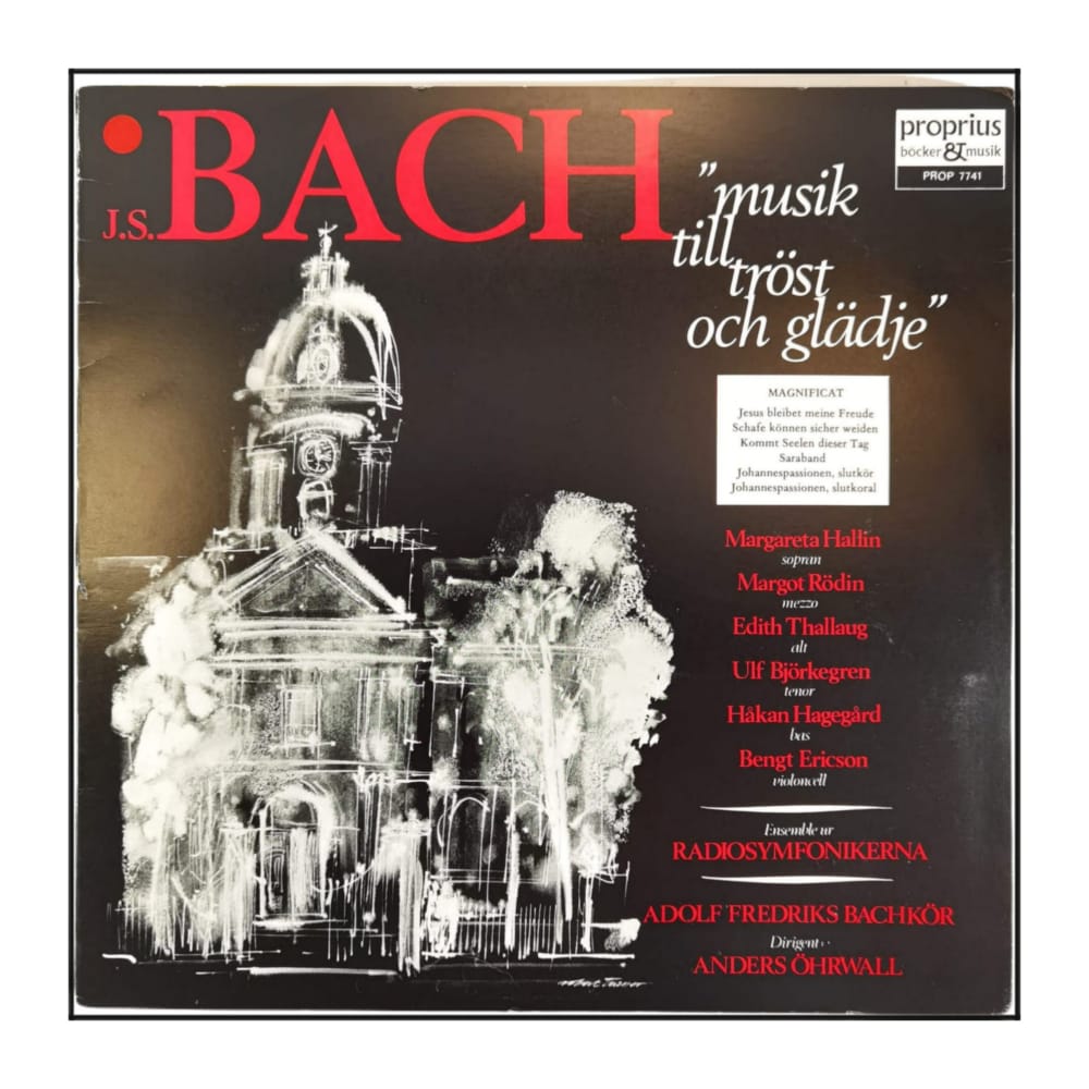 Johann Sebastian Bach: Musik Till Tröst Och Glädje