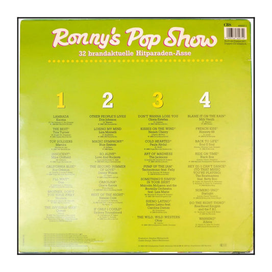 Ronny'S Pop Show: 32 Brandaktuelle Hitparaden-Asse 5099746602710