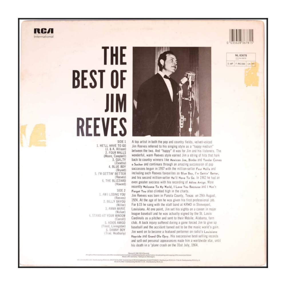 Jim Reeves: The Best Of