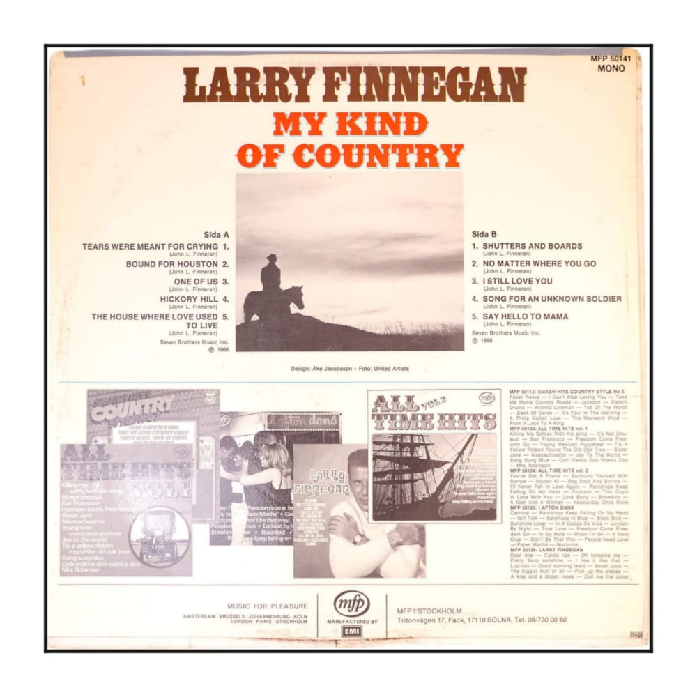 Larry Finnegan: My Kind Of Country
