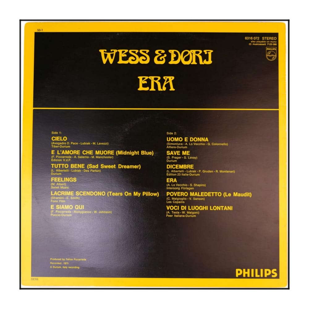 Wess & Dori Ghezzi: Era