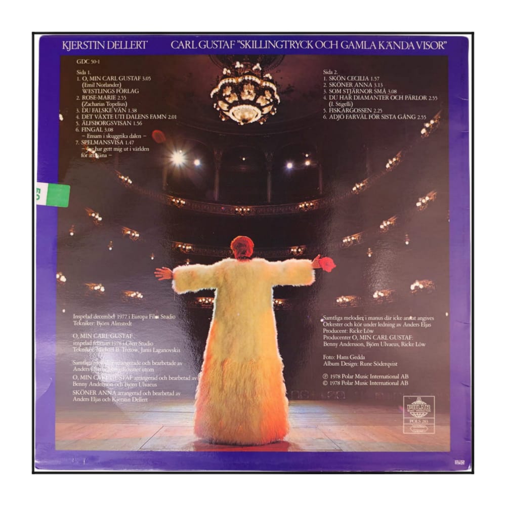 Kjerstin Dellert: Carl Gustaf Skillingtryck Och Gamla Kända Visor