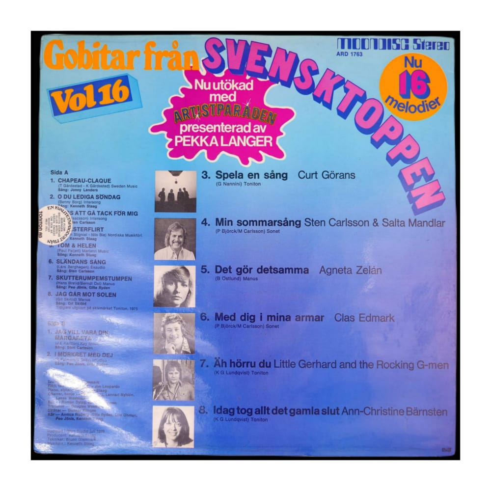 Gobitar Från Svensktoppen 16