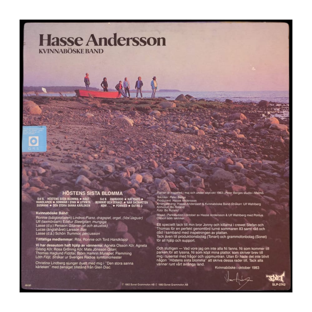 Hasse Andersson & Kvinnaböske Band: Höstens Sista Blomma