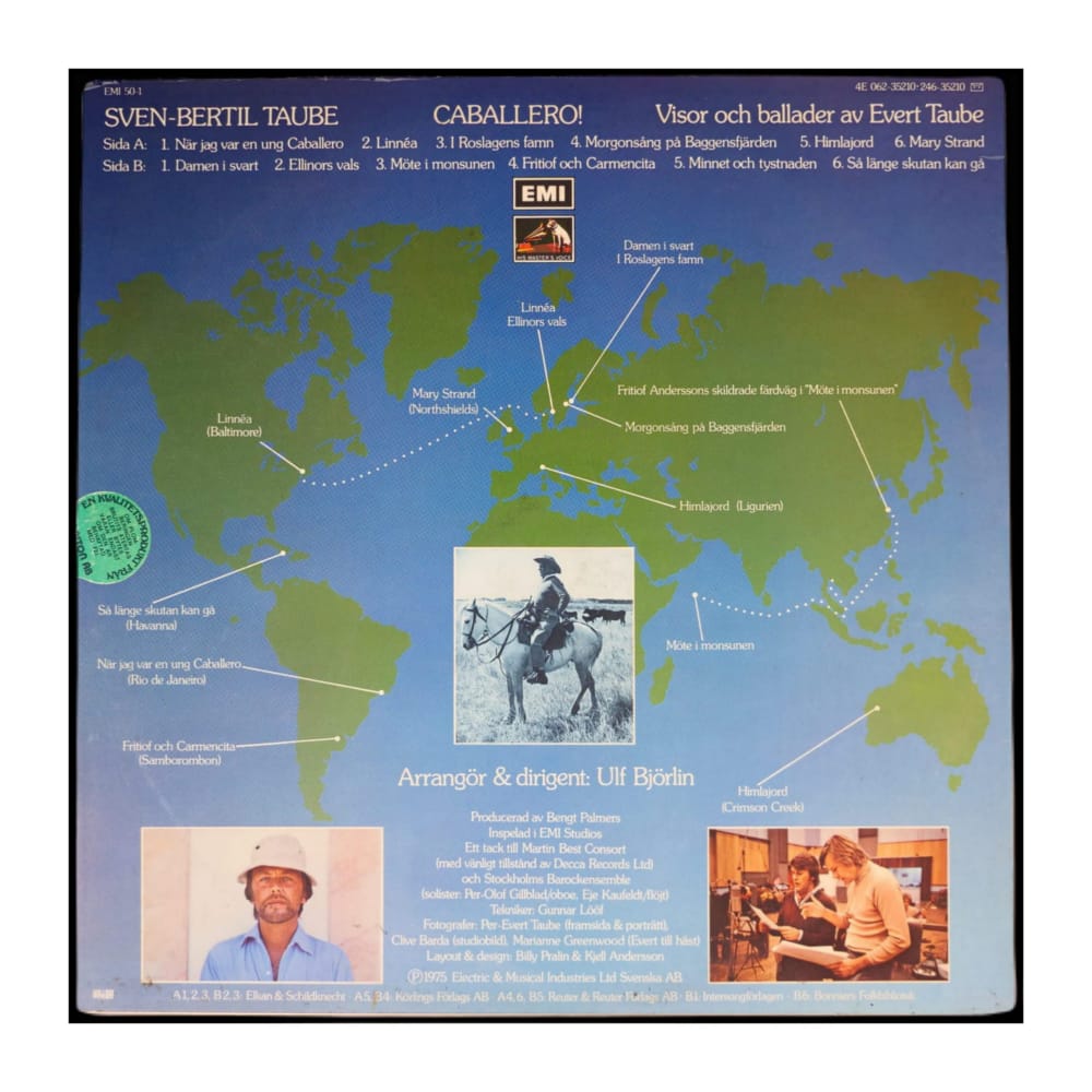 Sven-Bertil Taube: Caballero! Visor Och Ballader Av Evert Taube