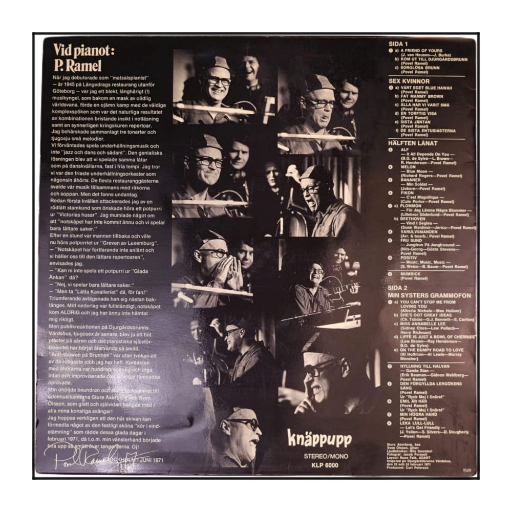 Povel Ramel & Sven Olsons Trio: Vid Pianot