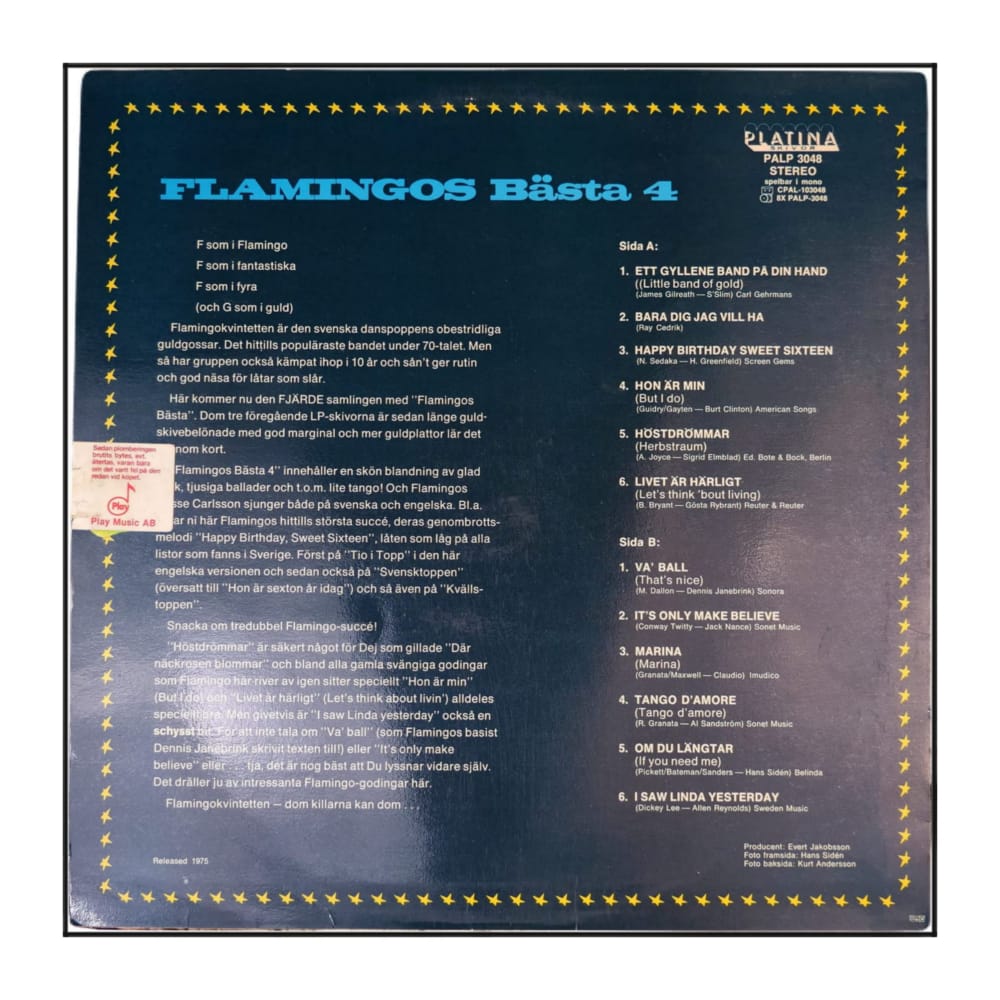 Flamingokvintetten: Flamingos Bästa 4