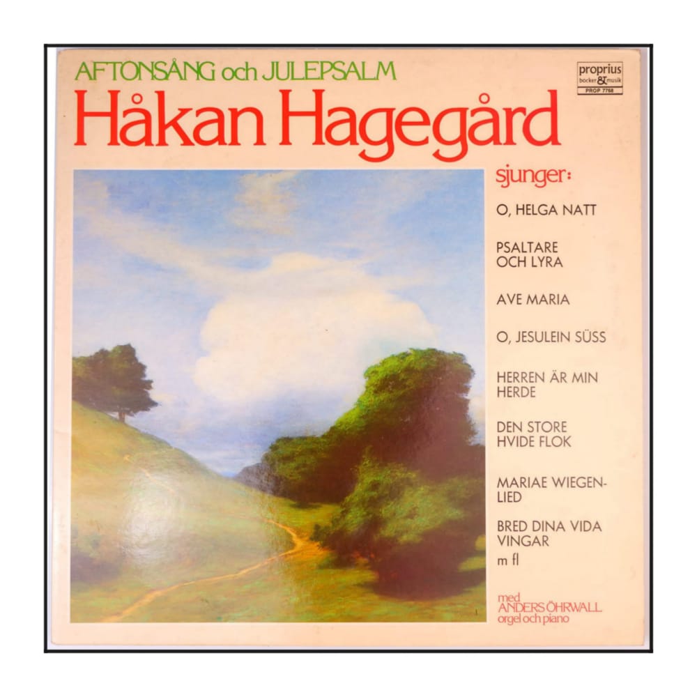 Håkan Hagegård: Aftonsång Och Julepsalm