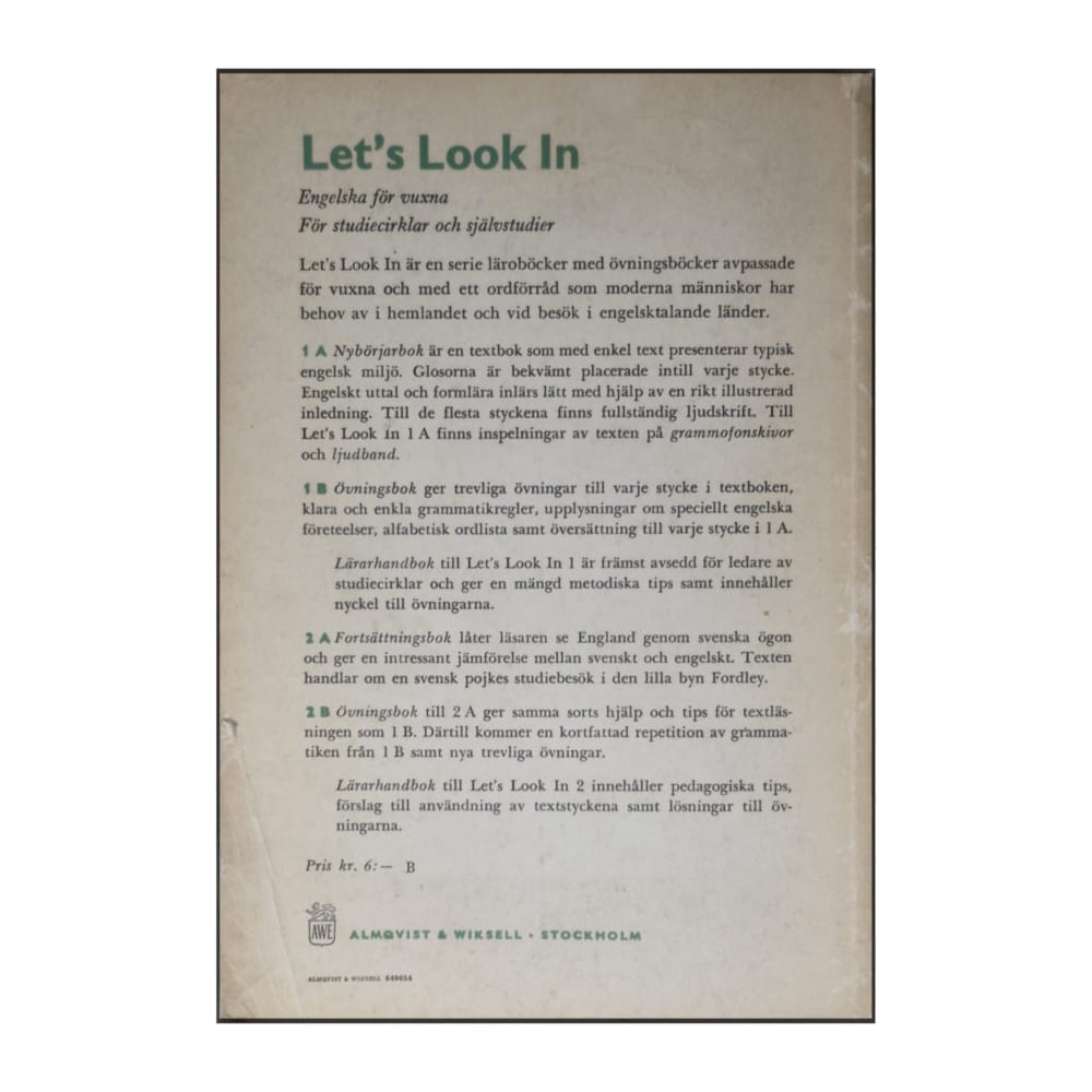 Uno Sondelius & Lorna Downman: Let'S Look In 1